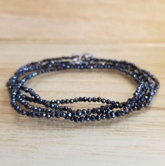 Beaded Spinel Necklace & Convertible Wrap Bracelet - Picture 3 of 8